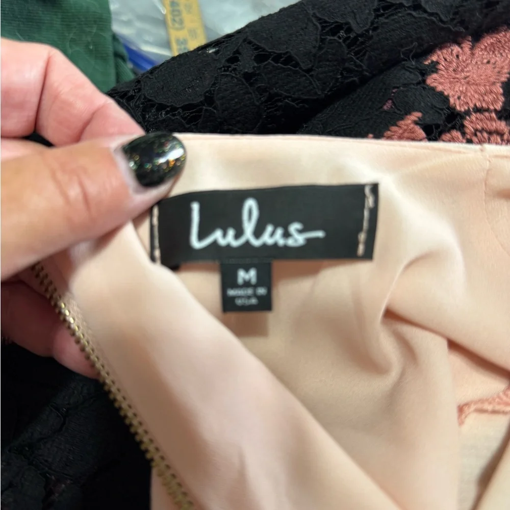 Lulu’s Shift Dress, Sheer‎ Pink, Size M